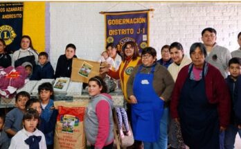 Entrega solidaria en el Club de Leones Salto Los Azahares – Filial Andresito