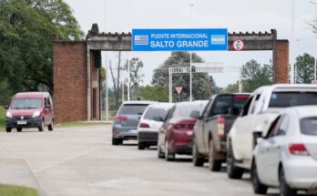 Más de 9.400 personas ingresaron al país por el paso de Salto entre el 1.º y el 4 de enero