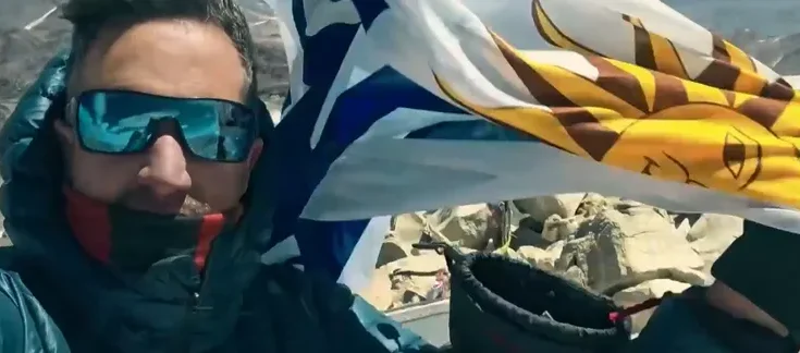 Diego González, el primer uruguayo en llegar a la cima del volcán Ojos del Salado