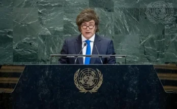 Javier Milei criticó «la orgía del gasto público» y acusó a la ONU de «imponer» un modo de vivir determinado»