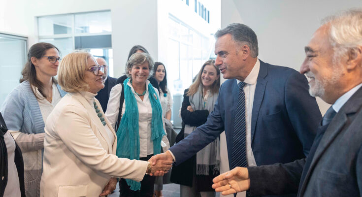 Presidente Orsi recibió a mujeres que promueven la paz en Medio Oriente