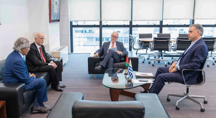 Orsi recibió al ministro de Asuntos Exteriores de la República Árabe Saharaui Democrática