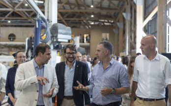 Presidente Orsi inauguró planta constructora de viviendas de madera