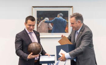 Orsi valoró espacios de articulación en encuentro con su par ecuatoriano, Daniel Noboa