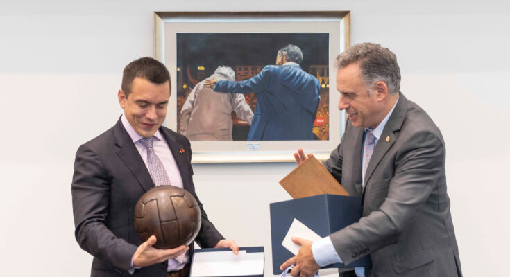 Orsi valoró espacios de articulación en encuentro con su par ecuatoriano, Daniel Noboa Orsi valoró espacios de articulación en encuentro con su par ecuatoriano, Daniel Noboa