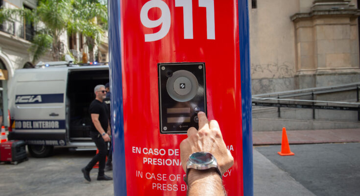 Piloto permitirá aumentar seguridad en espacios públicos con tótems conectados al servicio 911