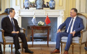 Presidente Orsi se reunió con el vice primer ministro de la República Popular China