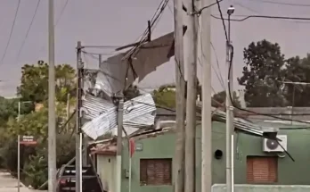 Temporal provocó destrozos en Rivera: hubo voladuras de techos y caída de árboles