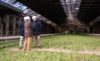 Secretario de Presidencia y ministra de Transporte recorrieron predio de antigua Estación Central de AFE