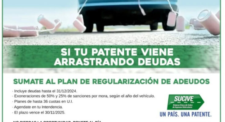 El 30 de noviembre vence el plazo para acogerse al Plan de Regularización de Adeudos de Patente El 30 de noviembre vence el plazo para acogerse al Plan de Regularización de Adeudos de Patente